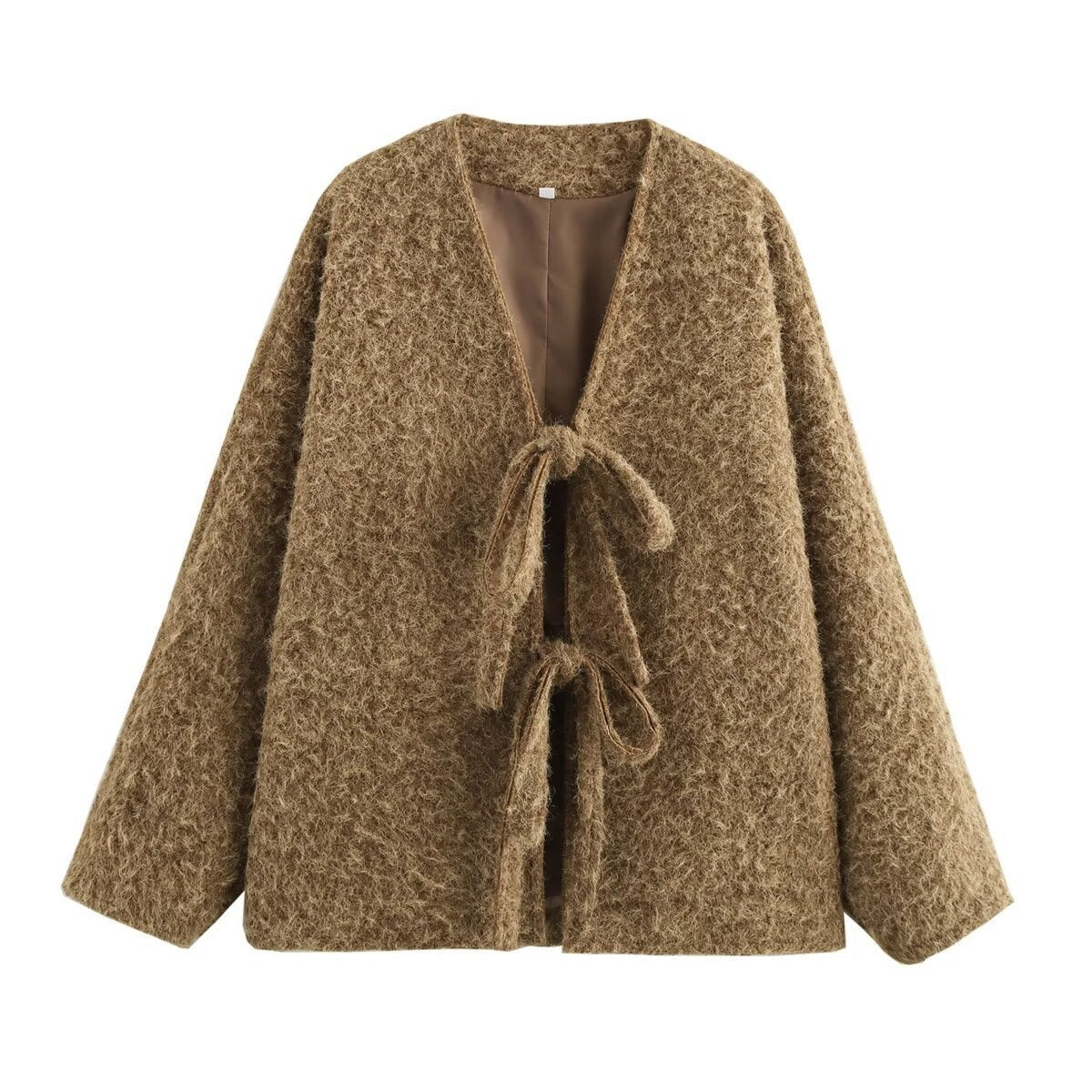 ❄️Winter Specials❄️ Women's Bow Tie Front Open Cardigan