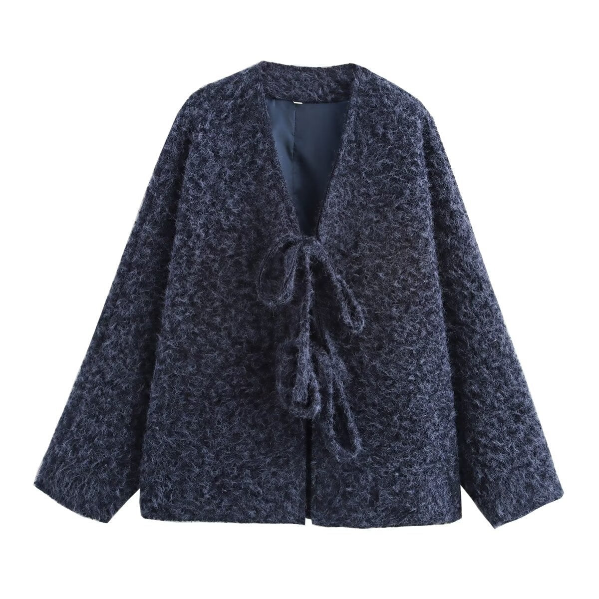 ❄️Winter Specials❄️ Women's Bow Tie Front Open Cardigan
