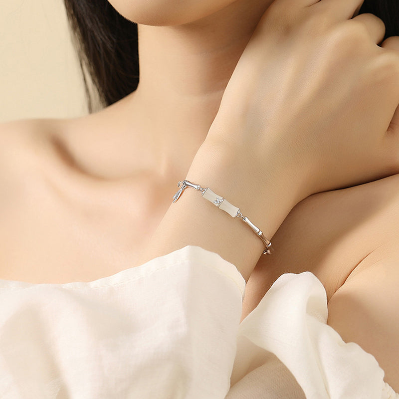 ⏳Time-limited Special⏰Women’s Bamboo Bracelet with Chain📿