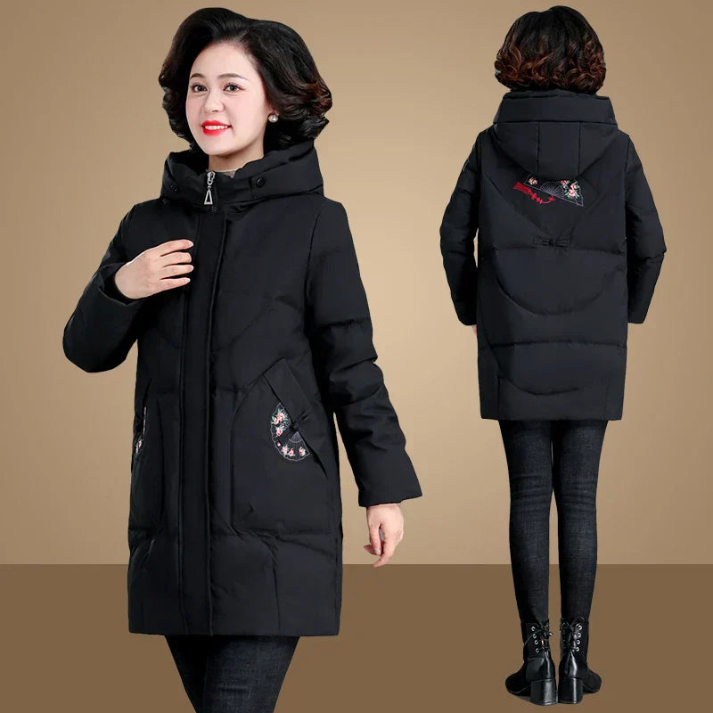 ❄️Winter Specials❄️ Women's Mid-length Hooded Cotton Jacket
