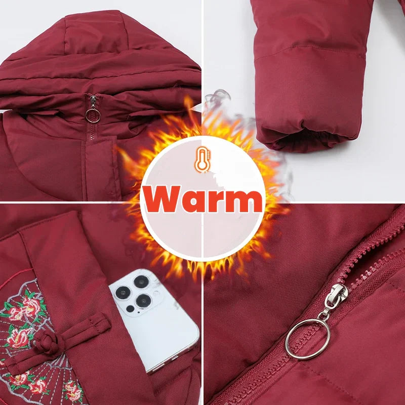 ❄️Winter Specials❄️ Women's Mid-length Hooded Cotton Jacket