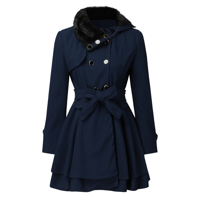 🎅Pre-Xmas Specials🎄Women's Winter Double Breasted Jackets with Belt