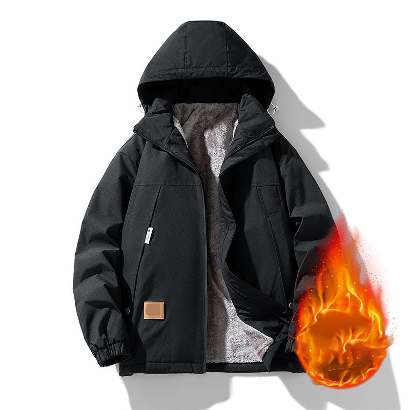 ❄️Winter Specials❄️ Men's Casual Warm Zip-Up Hooded Jacket