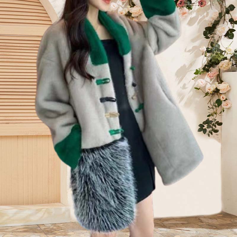 ❄️Winter Specials❄️ Women's Elegant Faux Fur Button-Down Coat