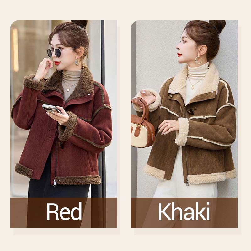 ❄️Winter Specials❄️ Women's Thickened Warm Lapel Full Zipper Jacket