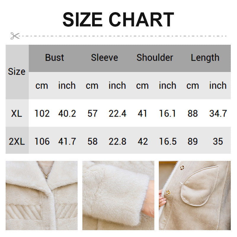 ❄️Winter Specials❄️ Women's Faux Mink Fur Coat