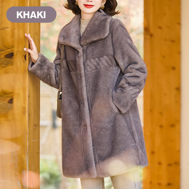 ❄️Winter Specials❄️ Women's Faux Mink Fur Coat