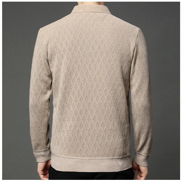 ❄️Winter Specials❄️ Men's Plush-Lined Mock Layered Lapel Shirt