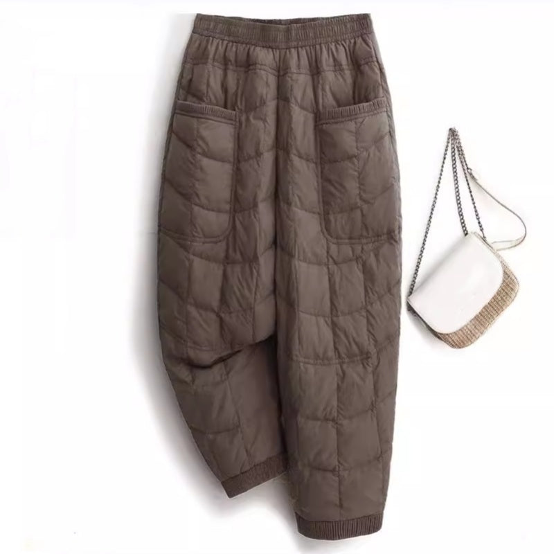 ❄️Winter Specials❄️ Warm Loose Fit Elastic Waist Casual Pants