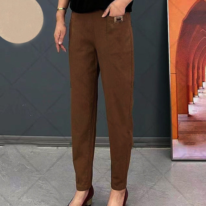 đ„2025 HOT SALEđ„ Women's Elastic Waist Cotton Pants