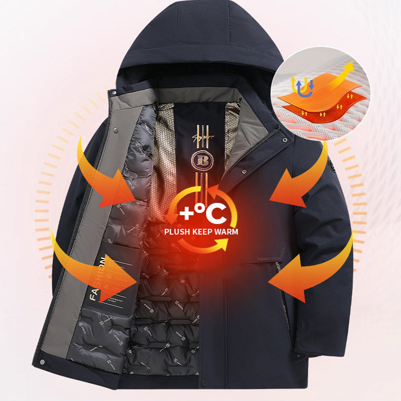 ❄️Winter Specials❄️ Men's Windproof Thermal Parka Coat