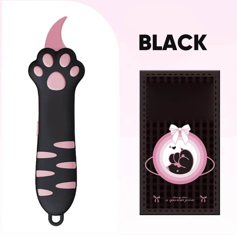 🔥2025 HOT SALE🔥 Cute Cat Claw Retractable Knife Box Cutter