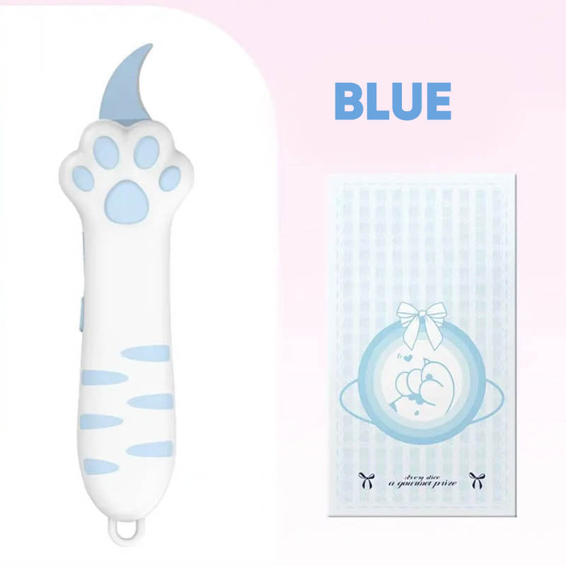 🔥2025 HOT SALE🔥 Cute Cat Claw Retractable Knife Box Cutter