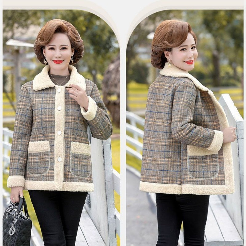 ❄️Winter Specials❄️ Warm Women's Thickened Plaid Jacket