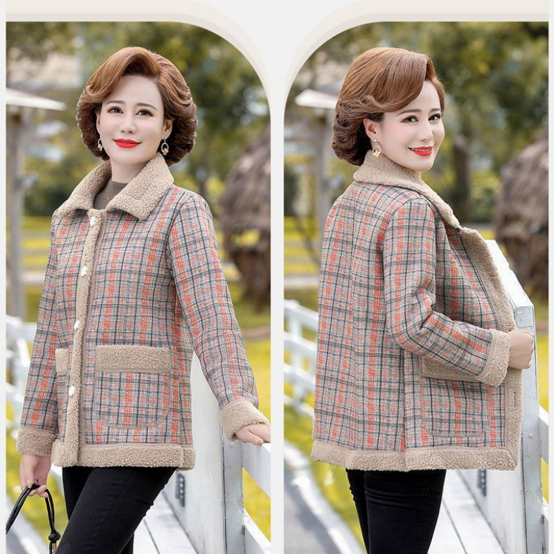 ❄️Winter Specials❄️ Warm Women's Thickened Plaid Jacket