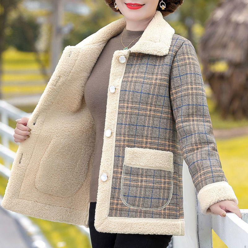 ❄️Winter Specials❄️ Warm Women's Thickened Plaid Jacket