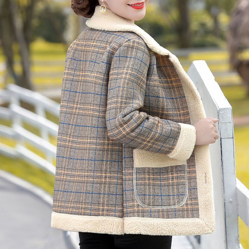 ❄️Winter Specials❄️ Warm Women's Thickened Plaid Jacket
