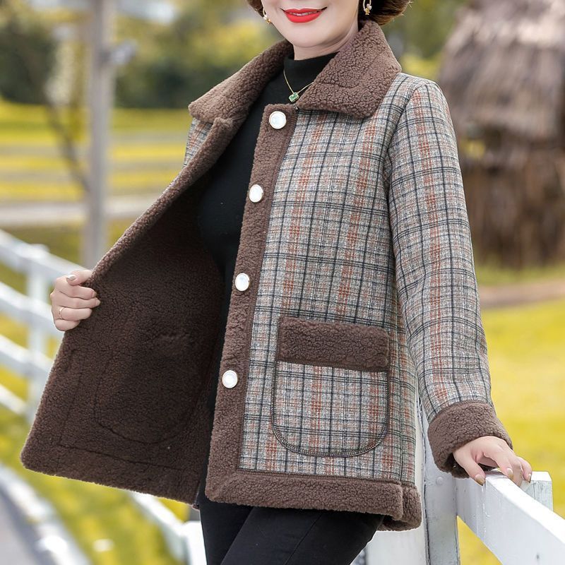 ❄️Winter Specials❄️ Warm Women's Thickened Plaid Jacket