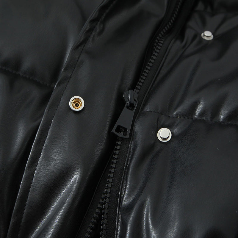 ❄️Winter Specials❄️ Women's PU Leather Quilted Jacket