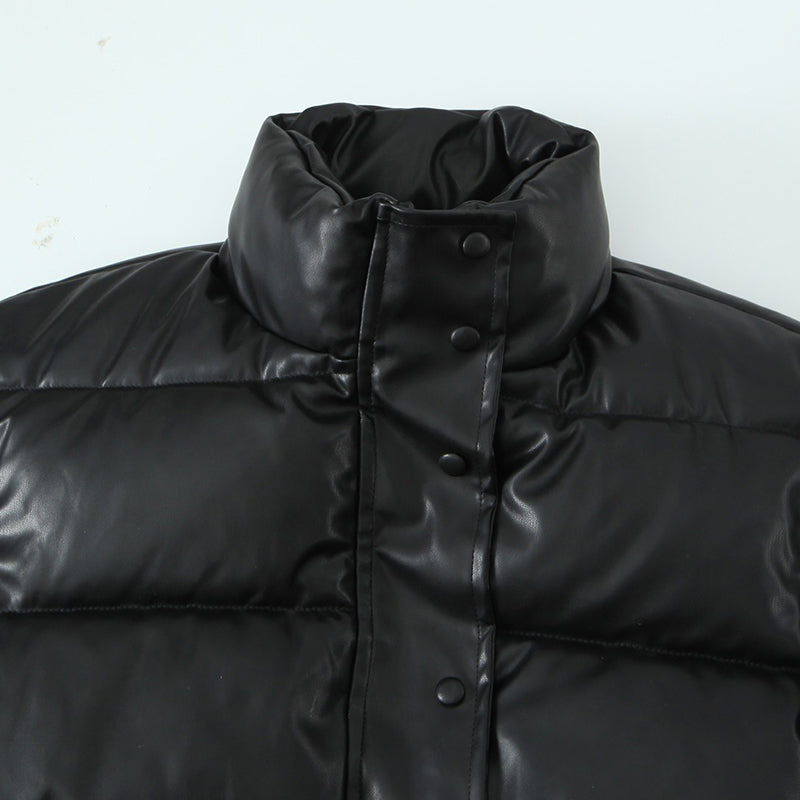 ❄️Winter Specials❄️ Women's PU Leather Quilted Jacket