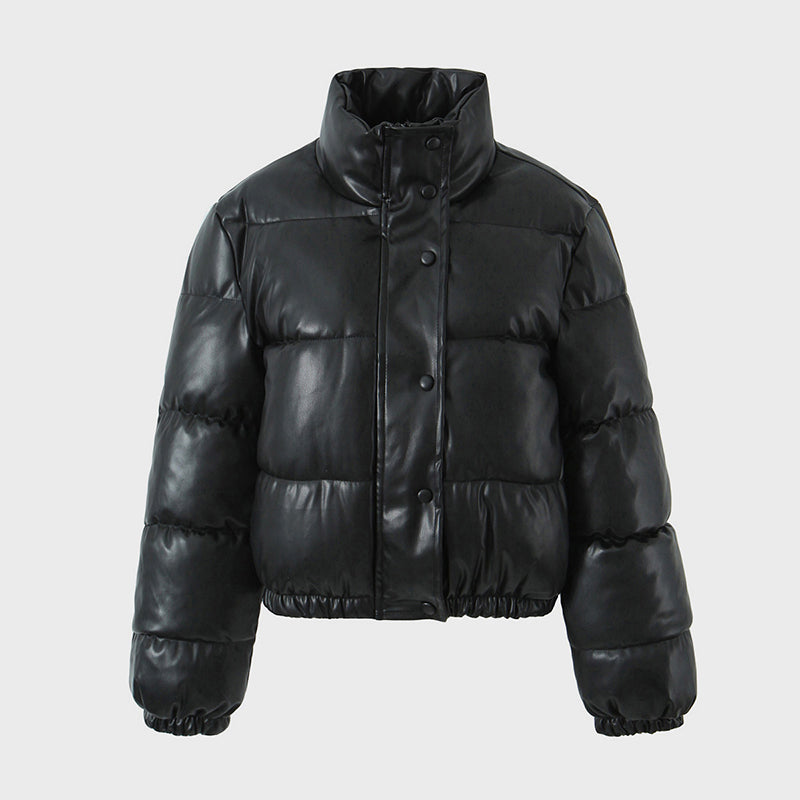 ❄️Winter Specials❄️ Women's PU Leather Quilted Jacket