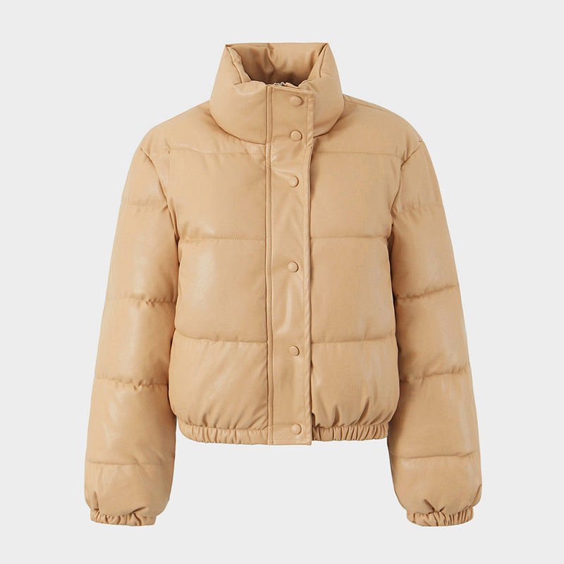 ❄️Winter Specials❄️ Women's PU Leather Quilted Jacket