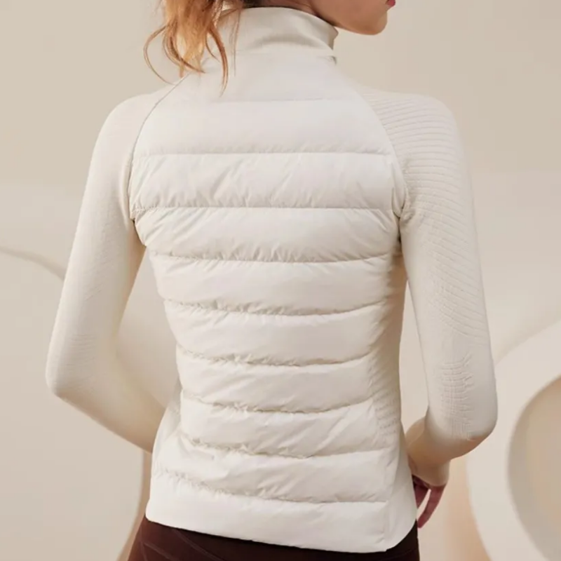 🔥2025 HOT SALE🔥 Women's Lightweight Sports Down Jacket with Thumb Holes