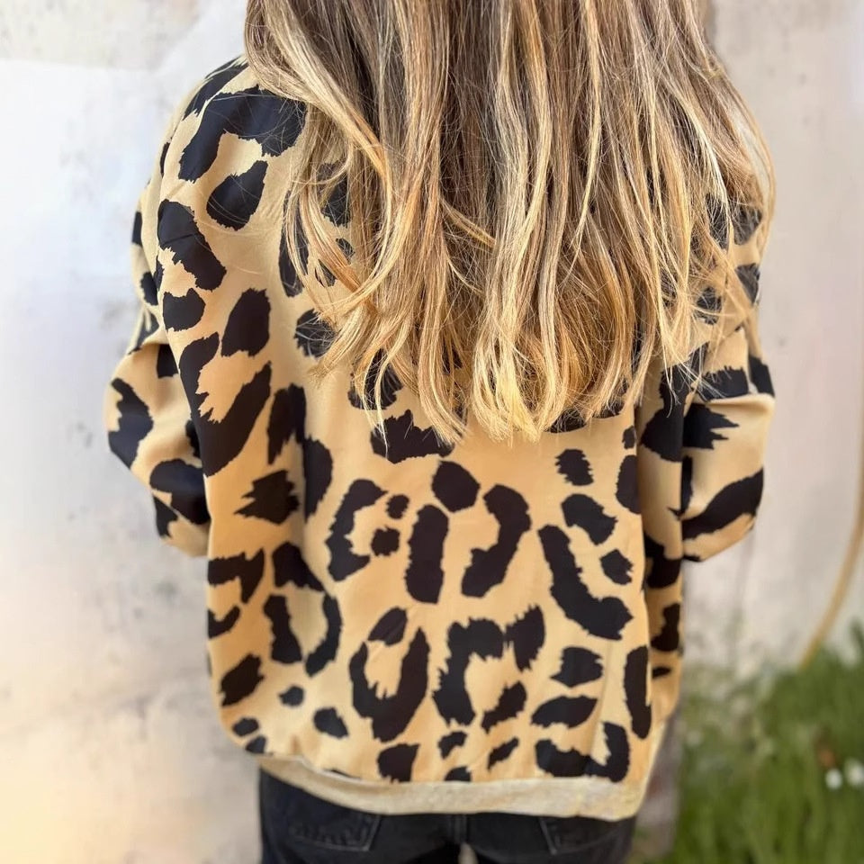 🌸Spring Specials🌸 Women's Leopard Print Zip Up Jacket
