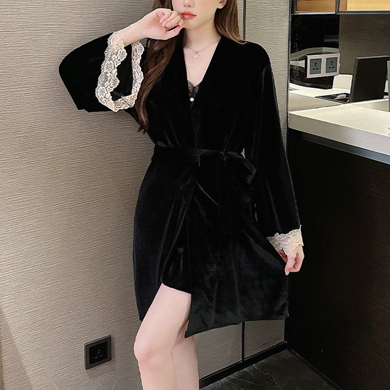 🎀Women's Sexy Camisole Lace Pajamas