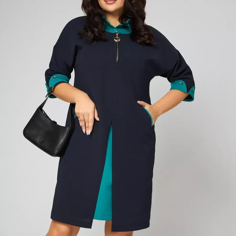 🌸Spring Specials🌸 Women's Plus Size Work Dress with Pockets