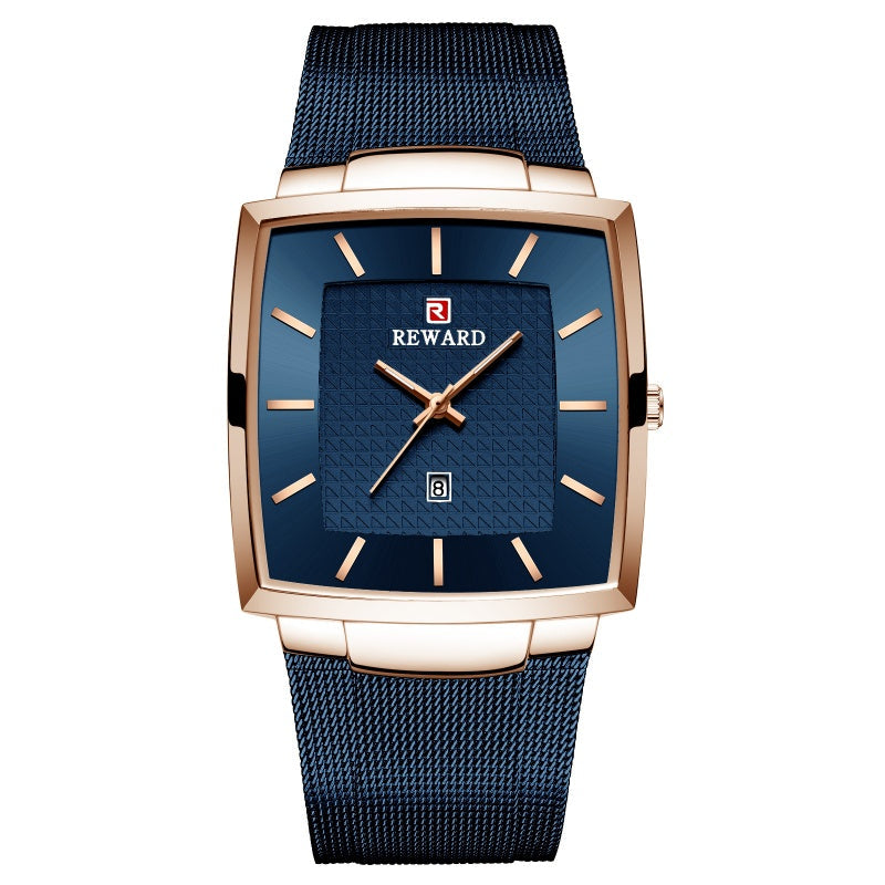 ⏳Time-limited Special⌛Men’s Ultra-thin Square Mesh Belt Quartz Watch