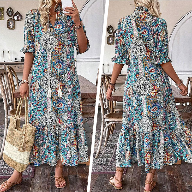 🌸Spring Specials💐 Women's Summer V-Neck Floral Dress