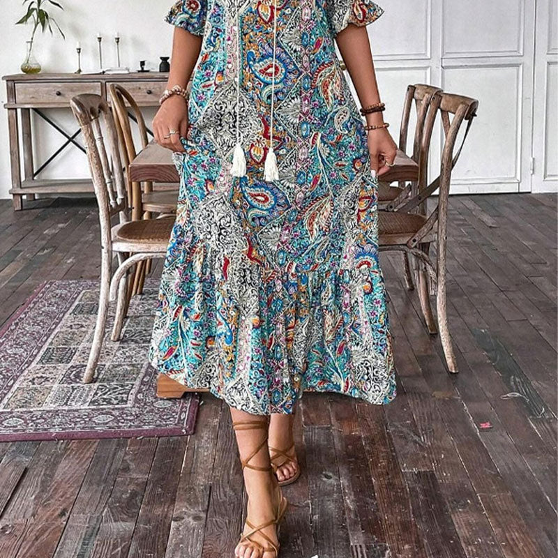 🌸Spring Specials💐 Women's Summer V-Neck Floral Dress