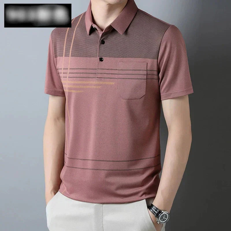 ☄️Spring Specials🎉 Men's Short Sleeve Lapel T-Shirt