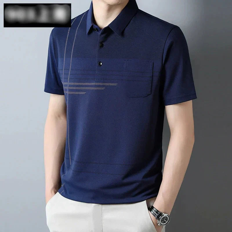 ☄️Spring Specials🎉 Men's Short Sleeve Lapel T-Shirt