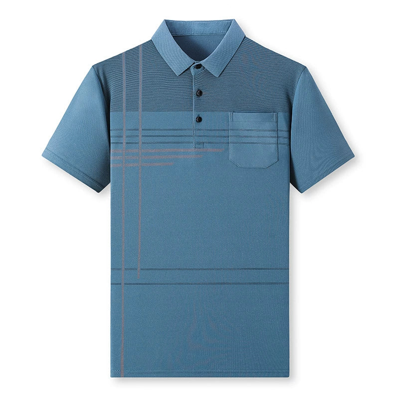 ☄️Spring Specials🎉 Men's Short Sleeve Lapel T-Shirt
