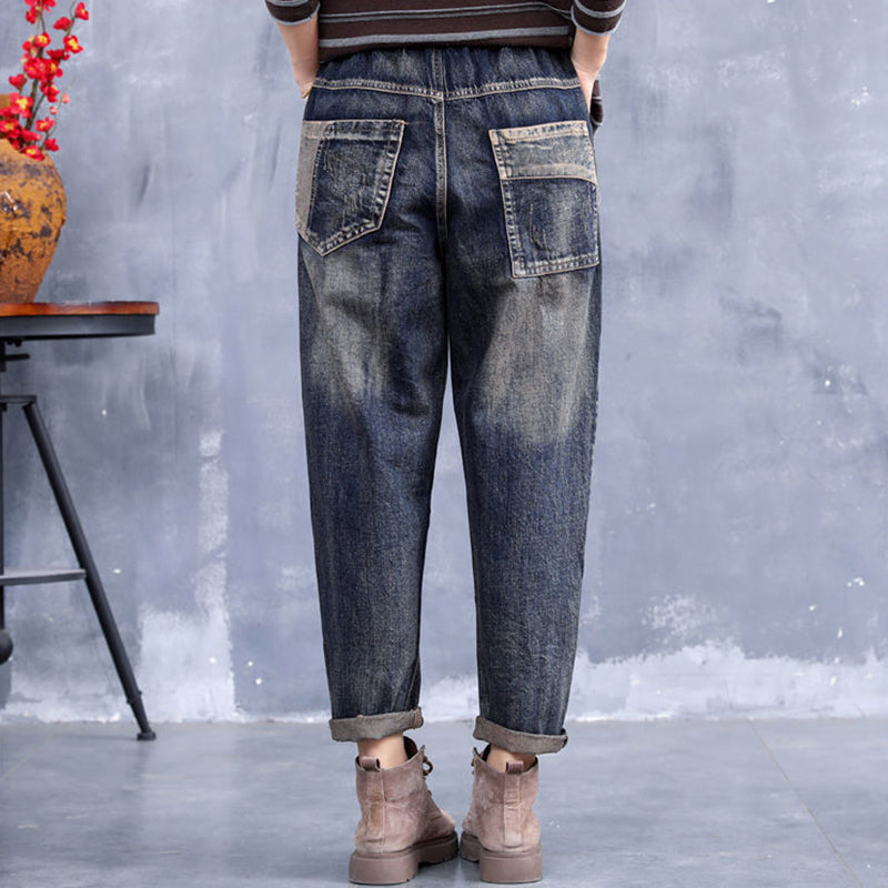 🌸Spring Specials💐 Relaxed-Fit Retro Embroidered Harem Pants