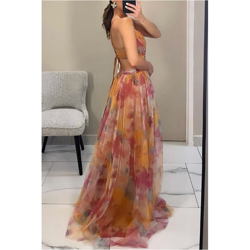 🌸Spring Specials💐 Mesh Printed Camisole Dress For Women