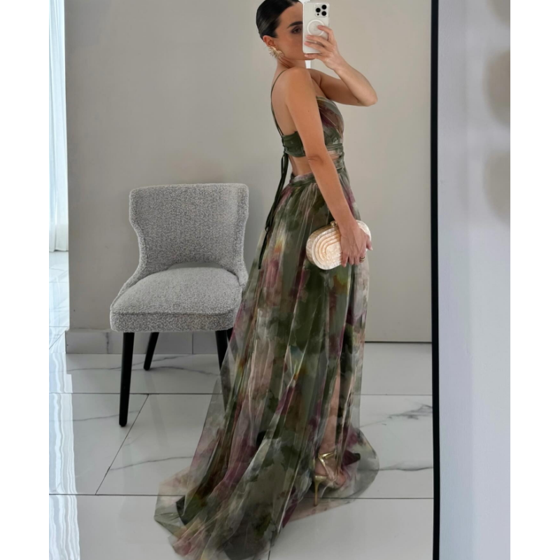 🌸Spring Specials💐 Mesh Printed Camisole Dress For Women