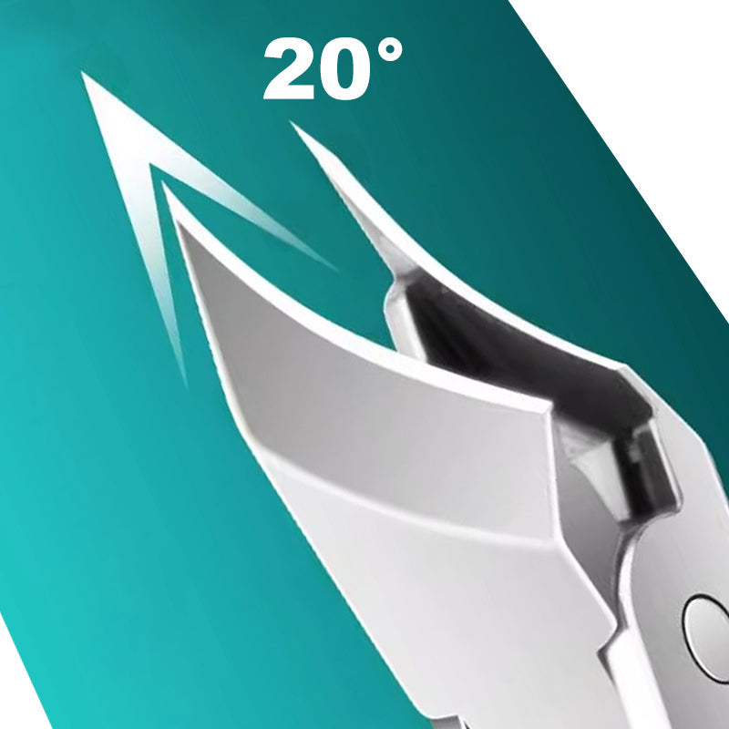 💅Anti-Splash 25° Slant Edge Nail Clipper 3-Piece Set