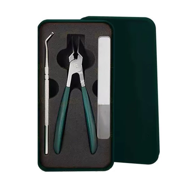 💅Anti-Splash 25° Slant Edge Nail Clipper 3-Piece Set