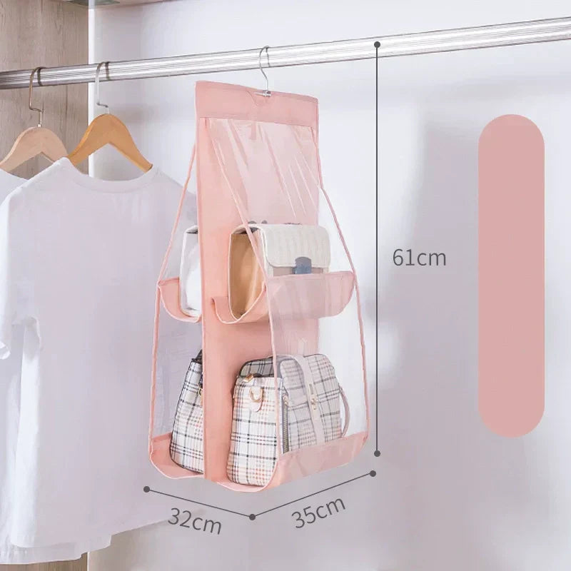 ⏳Time-limited Special⌛ Dustproof, Hanging Handbag Organizer – Foldable and Washable