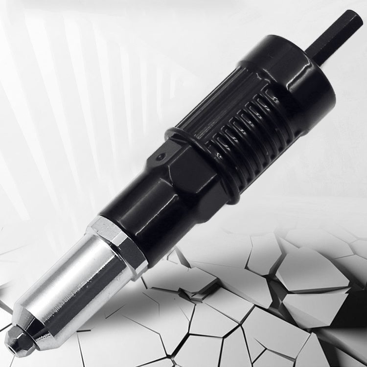 💯 Professional Rivet Gun Adapter Kit with 4Pcs Different Matching Nozzle Bolts