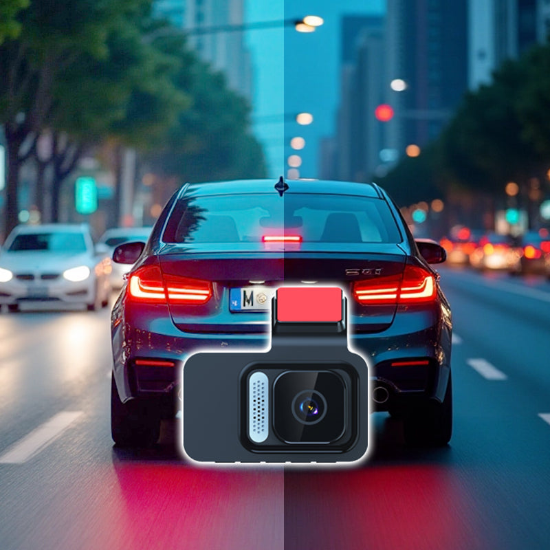 🎥300-degree coverage🚗1080P WiFi Dual Dash Cam with Night Vision