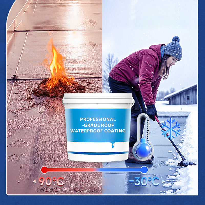 💯 Professional-Grade Roof Waterproof Coating