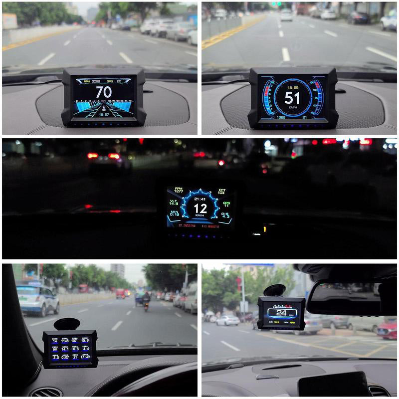 💯 Smart Car Real-Time Monitoring Dashboard Display