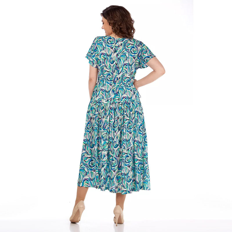 🌸Spring Specials💐 Patterned Chiffon Dress