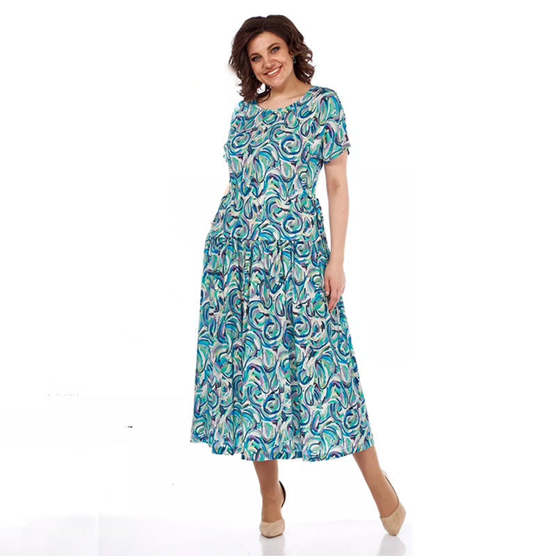 🌸Spring Specials💐 Patterned Chiffon Dress
