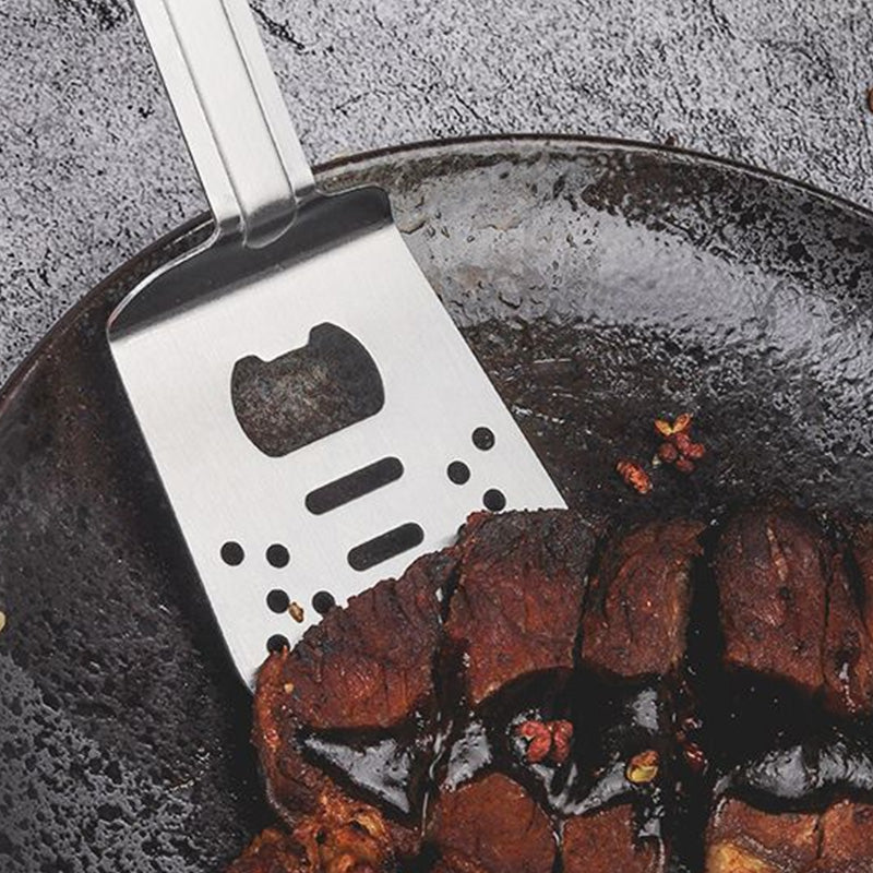 🔥Hot sale 🥓3-in-1 Camping BBQ Grill Utensils Home Fork Spatula Clip