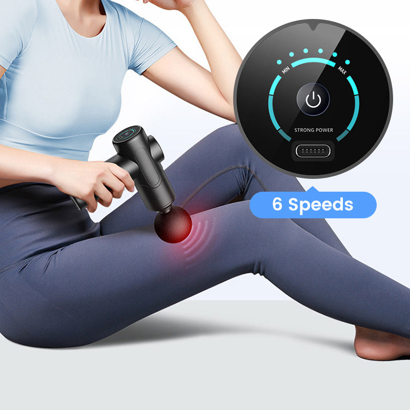 ⏳Time-limited Special⌛Portable Deep Tissue Massager with 6 Speeds & 4 Heads🎁